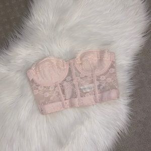 Forever 21 crop lace bustier 32A/Small